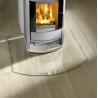 Plaque de sol arche haut en verre 900x750mm R800