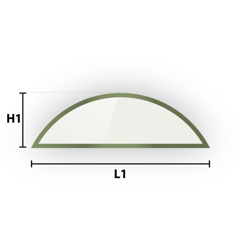 Verre classique Bords Polis