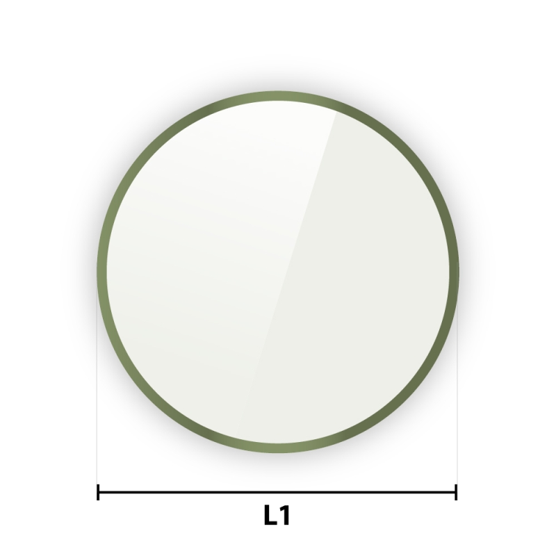 Verre classique Bords Polis