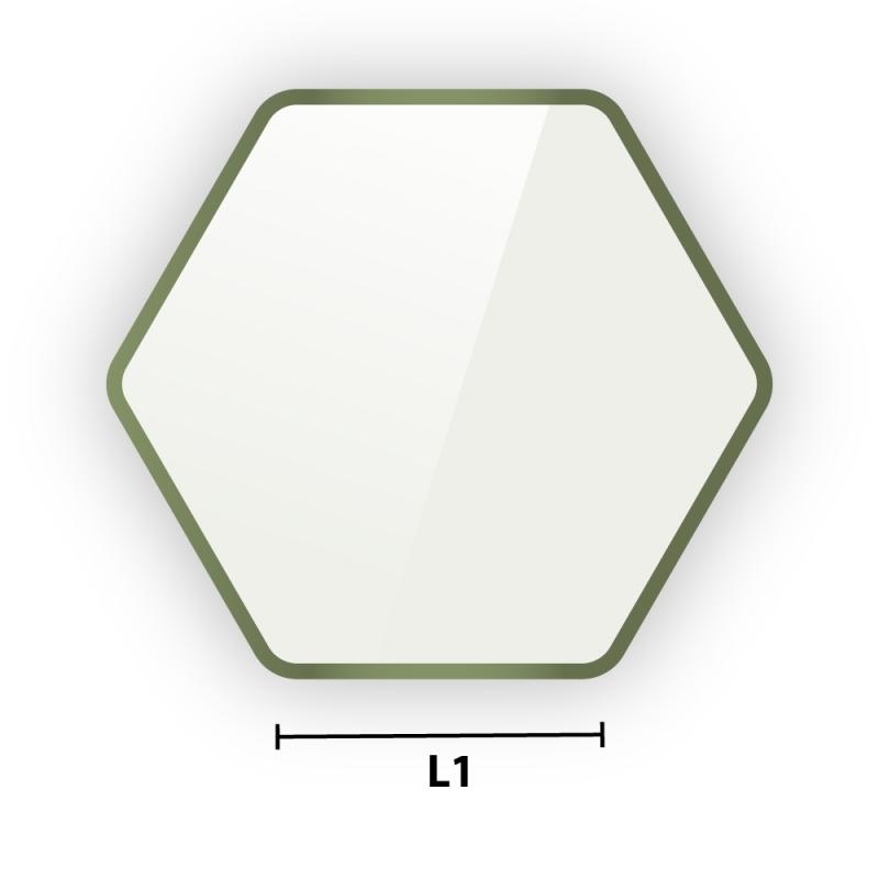 Verre trempé laqué sur mesure