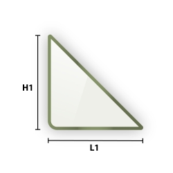 Verre trempé laqué sur mesure