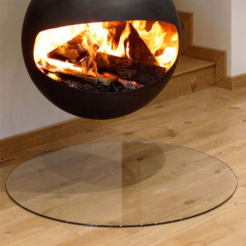 Plaque de sol ronde en verre - Ø1000mm