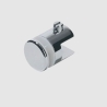 Supports par 4 fixation verre pour vitrine ép. 6-8mm