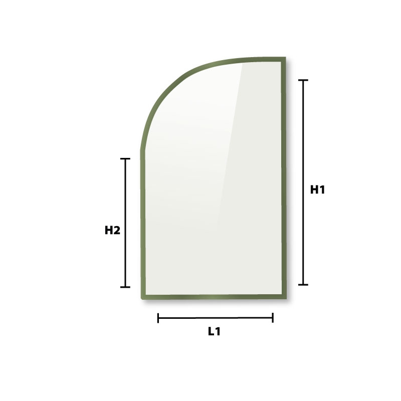 Verre trempé sur mesure