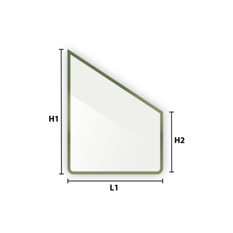 Verre trempé sur mesure