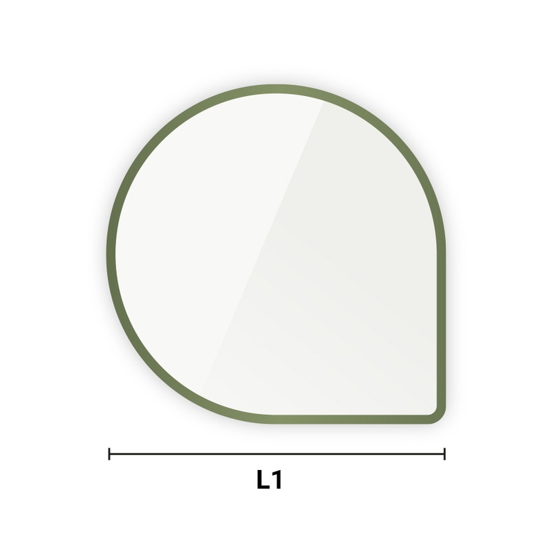Verre trempé sur mesure