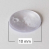4 tampons antidérapants diamètre 10 mm pour plateau en verre