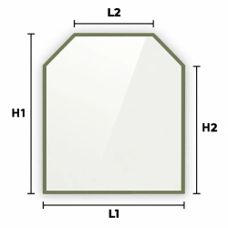 Verre vitrocéramique sur mesure