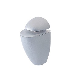 2 supports réglables pour tablette en verre ép: 4 à 18mm