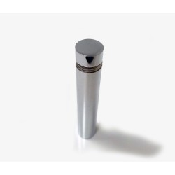 Entretoise en laiton chromé, diam 11mm H60mm